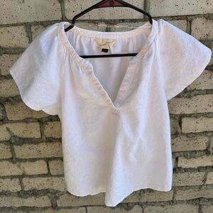Universal Thread 100% Linen Blouse